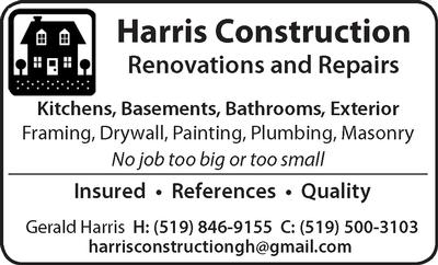 Harris Construction, Renovations & Repairs 2
