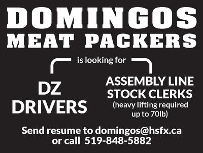 DOMINGO'S MEAT PACKERS LTD. 3