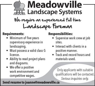 MEADOWVILLE LANDSCAPE SYSTEMS 3