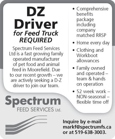 SPECTRUM FEED SERVICES LTD. 4