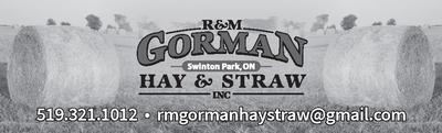 R & M GORMAN HAY & STRAW INC. 1