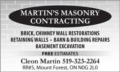 MARTIN'S MASONRY CONTRACTING 2