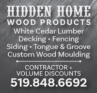 HIDDEN HOME WOOD PRODUCTS 2