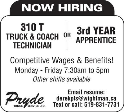 PRYDE TRUCK SERVICE LTD. 3