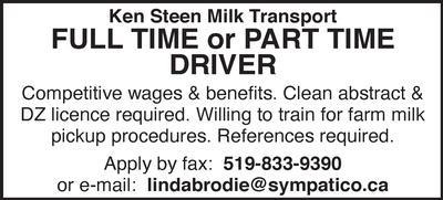 KEN STEEN MILK TRANSPORT LTD. 2