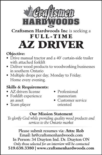 CRAFTSMEN HARDWOODS INC. 5