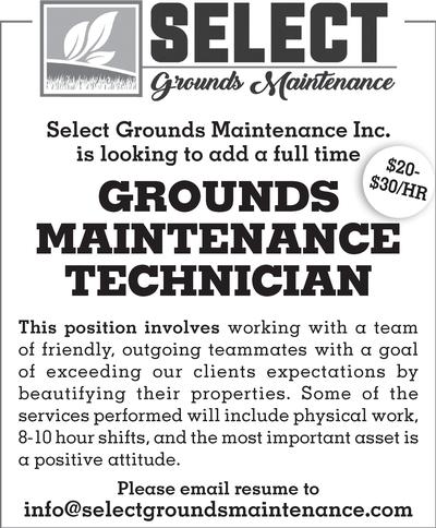 SELECT GROUNDS MAINTENANCE 4