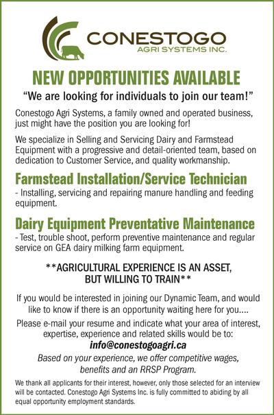 CONESTOGO AGRI SYSTEMS INC. 5