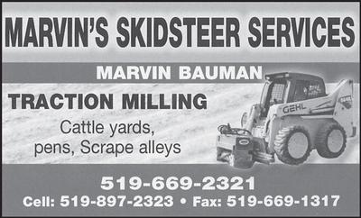 MARVIN'S SKIDSTEER SERVICES 2