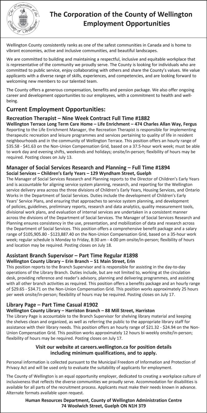 County of Wellington-Human Resources 14