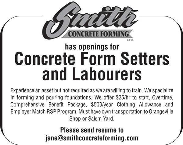 SMITH CONCRETE FORMING LTD. 4