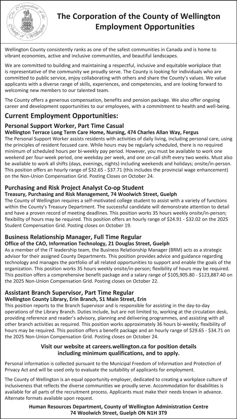 County of Wellington-Human Resources 12