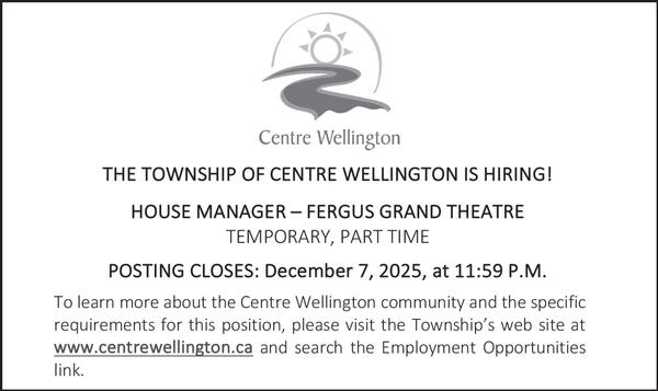 TOWNSHIP OF CENTRE WELLINGTON 3
